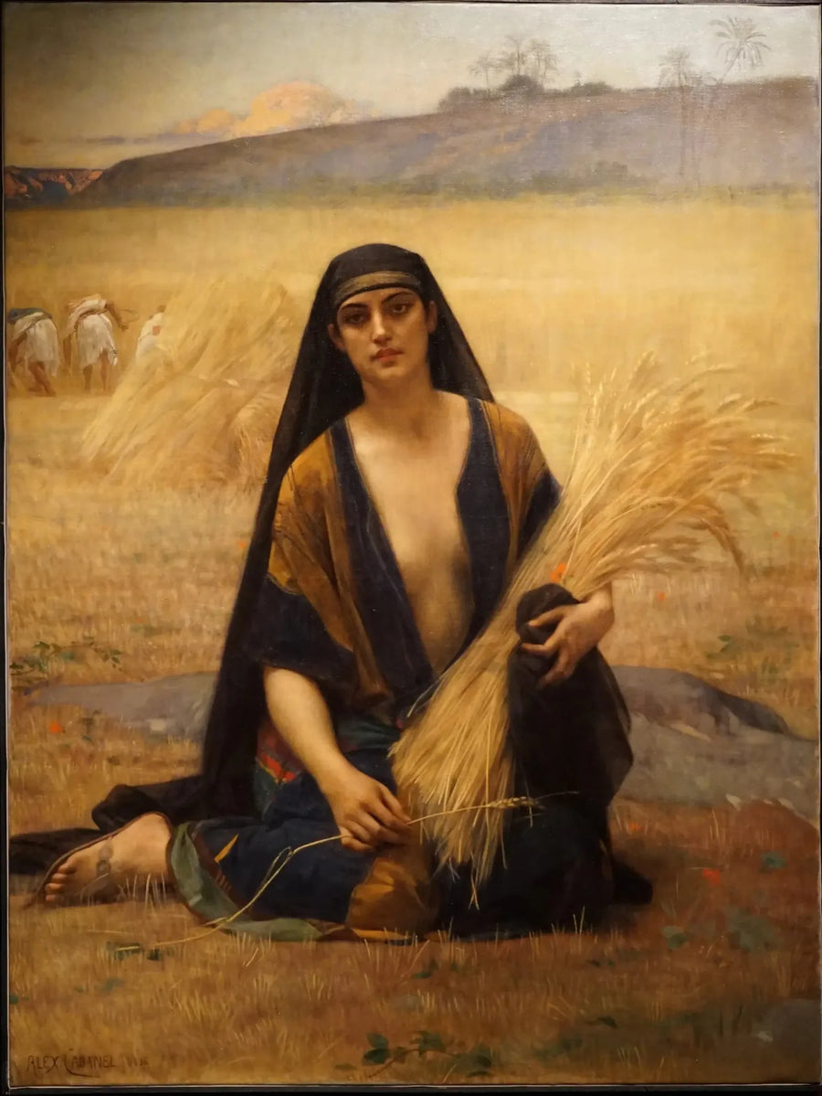 Ruth olhando nos campos de Booz - Alexandre Cabanel
