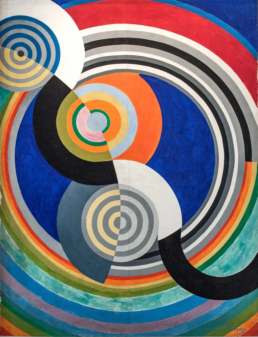 Ritmo n°2, decoração para a sala das Tuileries - Robert Delaunay
