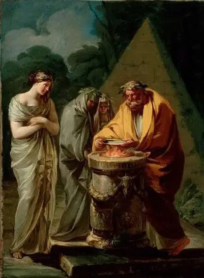 Sacrifício a Vesta - Francisco de Goya