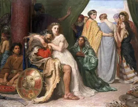 Sacrifício da filha de Jefté - John Everett Millais