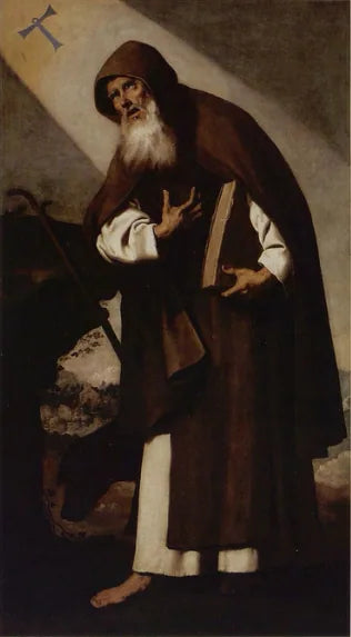 São Antônio Abade - Francisco de Zurbarán