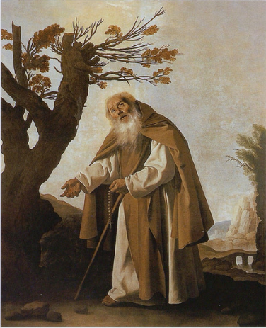 São Antônio Abade - Francisco de Zurbarán