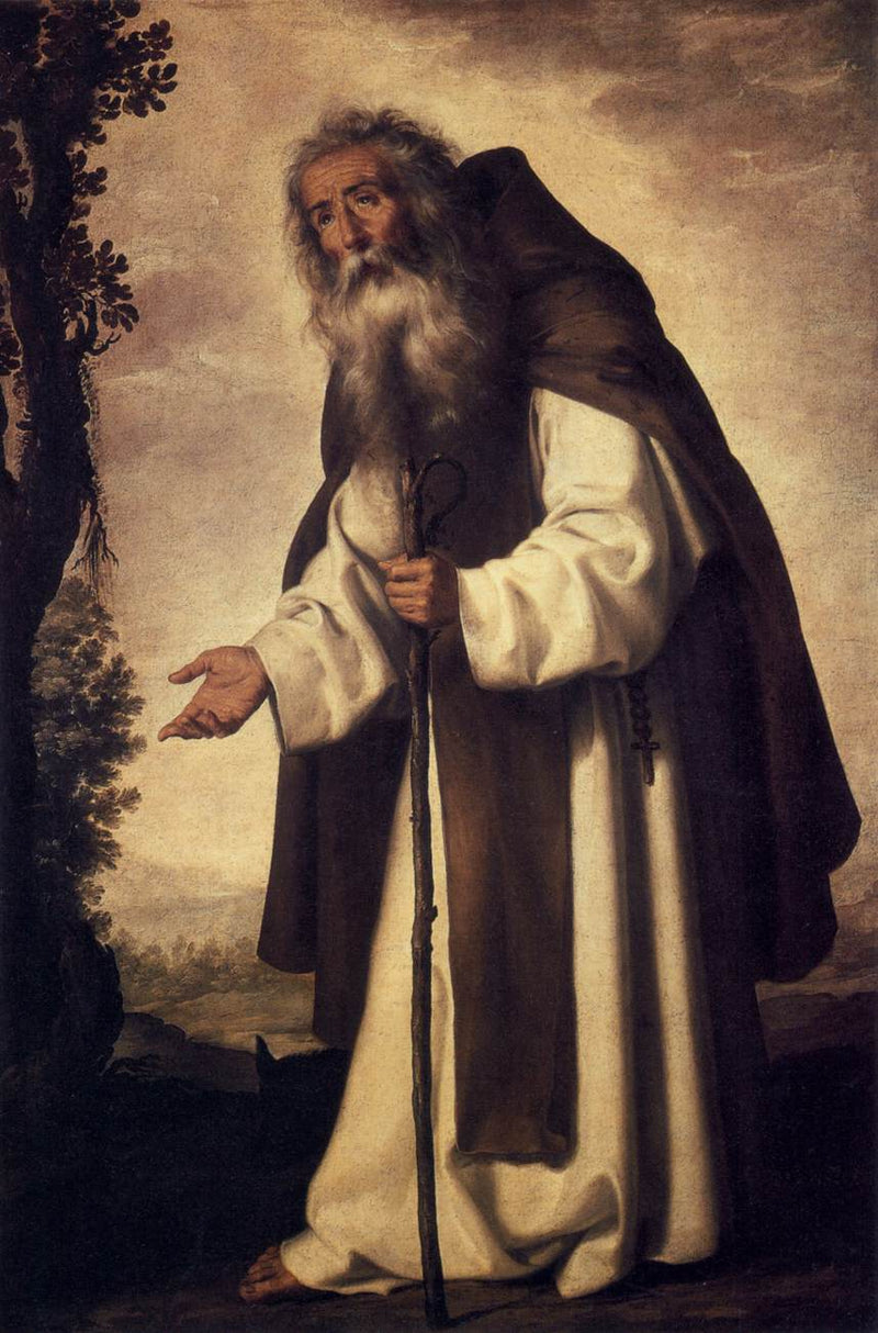São Antônio Abade - Francisco de Zurbarán