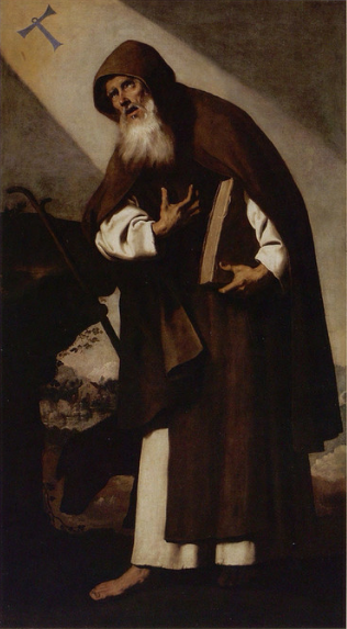 São Antônio Abade - Francisco de Zurbarán