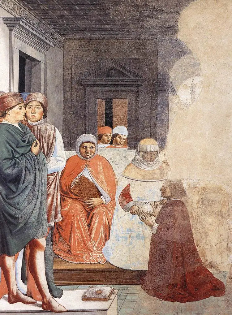 São Agostinho na Universidade de Cartago (Cena 2, parede norte) - Benozzo Gozzoli
