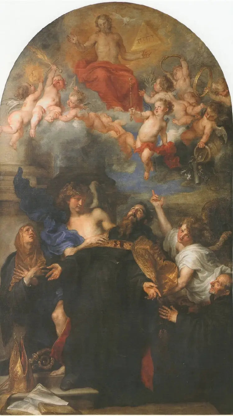 São Agostinho em êxtase - Antoine van Dyck