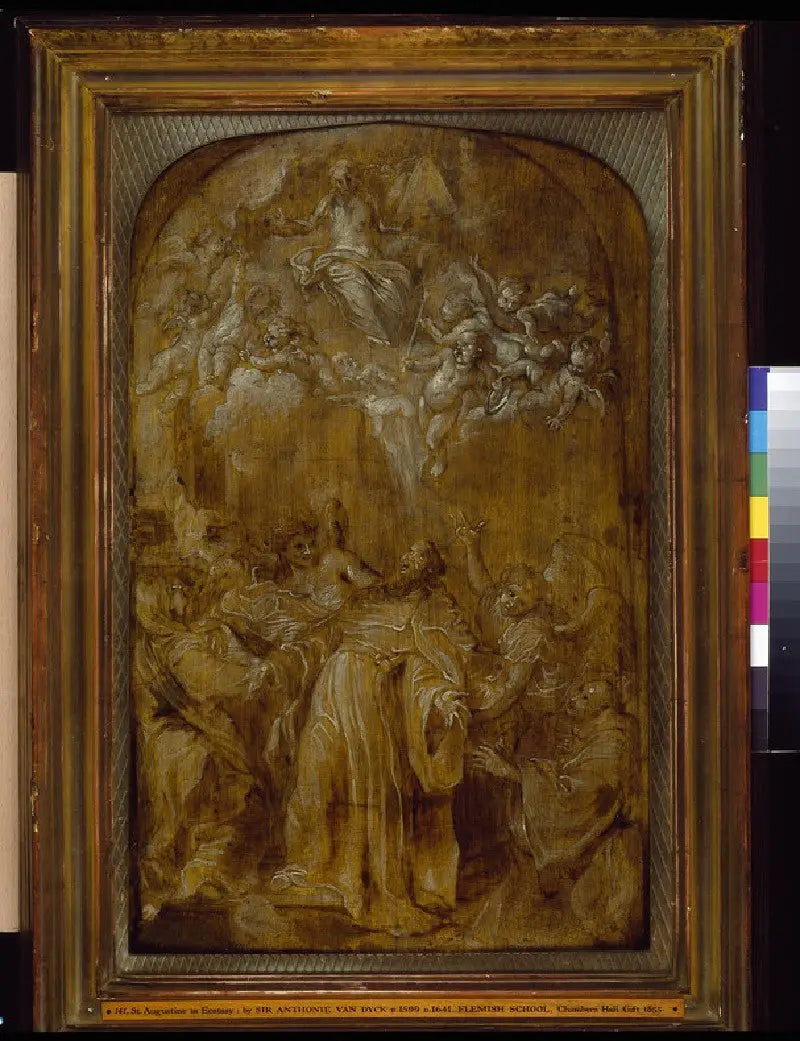 São Agostinho em êxtase - Antoine van Dyck