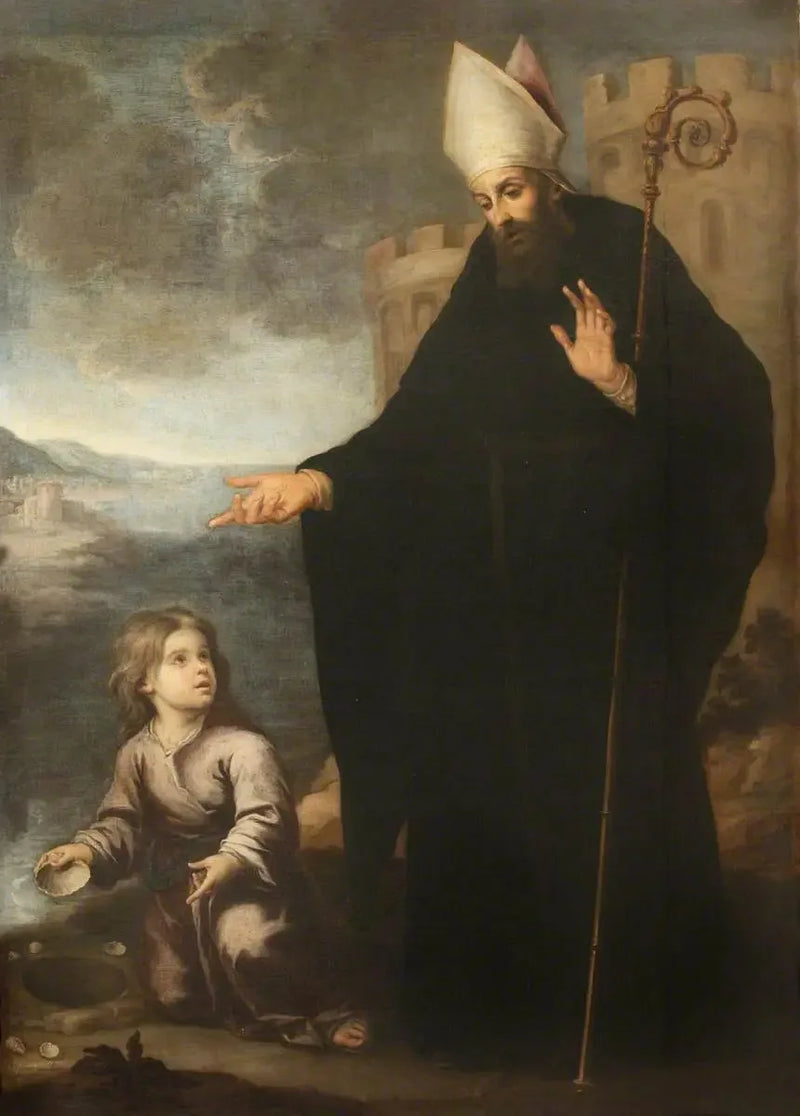 Santo Agostinho e o mistério da Trindade - Bartolomé Esteban Murillo
