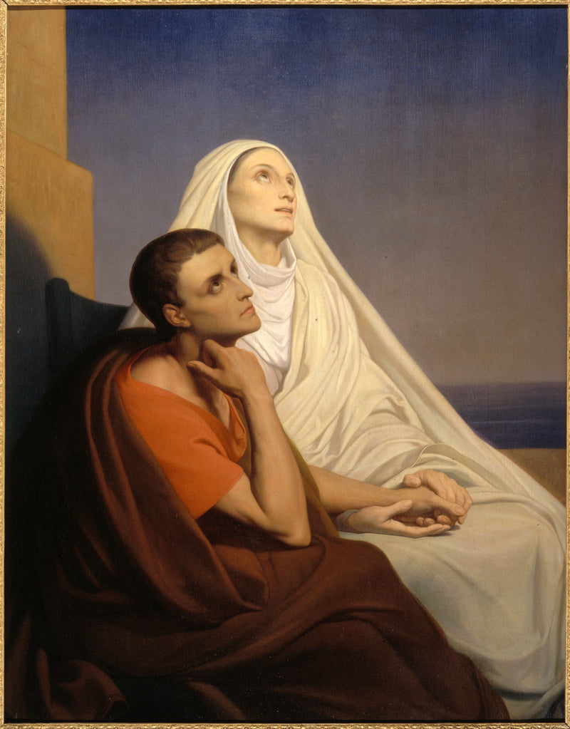 São Agostinho e Santa Mônica - Ary Scheffer