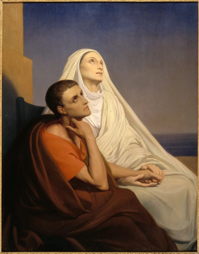 São Agostinho e Santa Mônica - Ary Scheffer