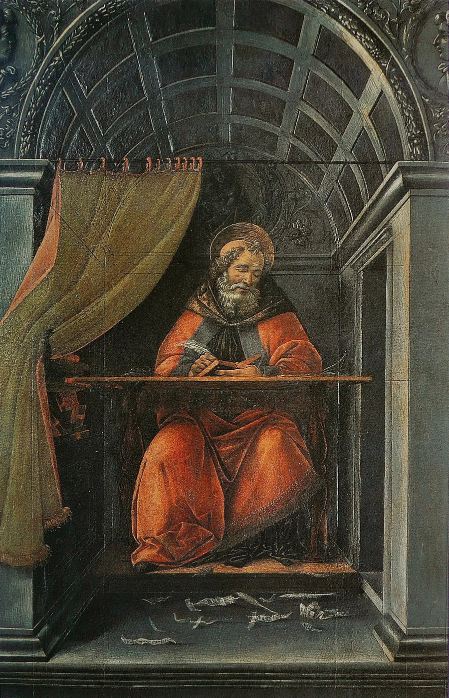 São Agostinho em seu escritório - Sandro Botticelli