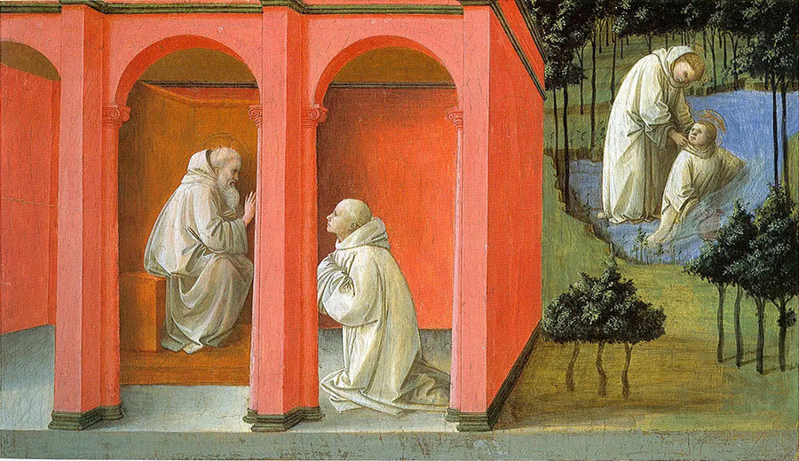 São Bento Ordena a São Mauro que Resgate São Placídio - Fra Filippo Lippi
