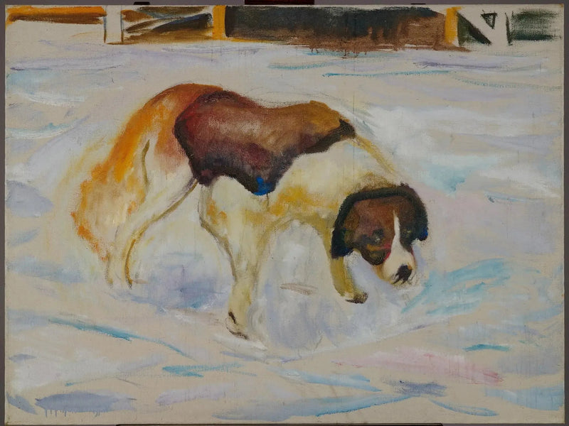 São Bernardo na Neve - Edvard Munch