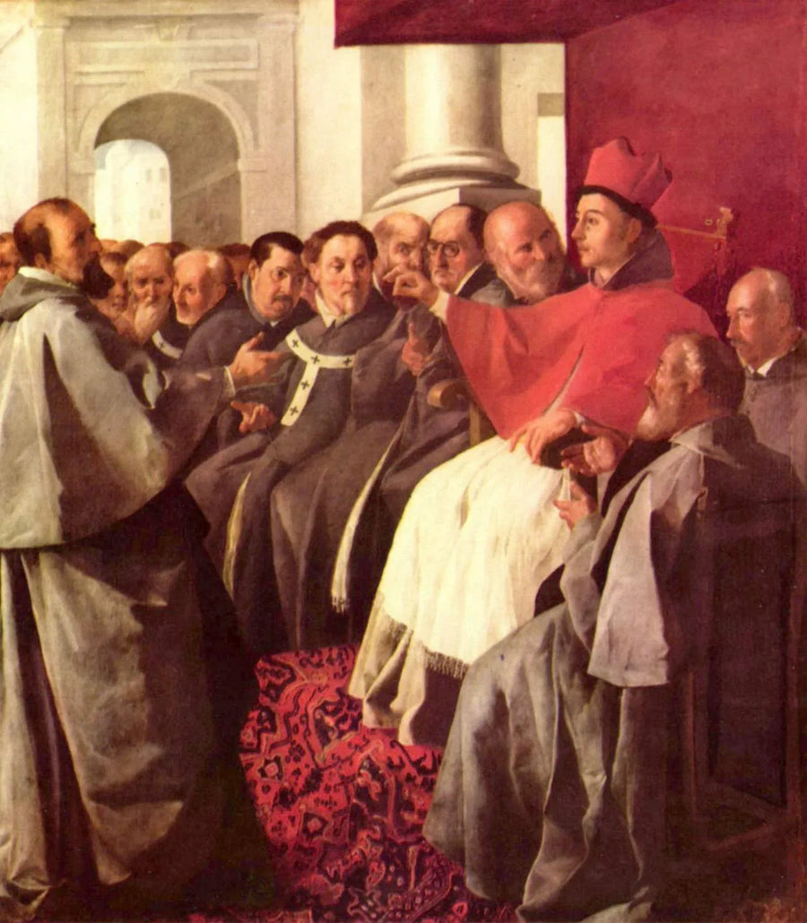 São Boaventura no Concílio de Lyon - Francisco de Zurbarán