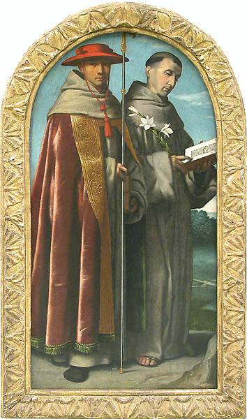 São Boaventura e São Antônio de Pádua - Alessandro Bonvicino