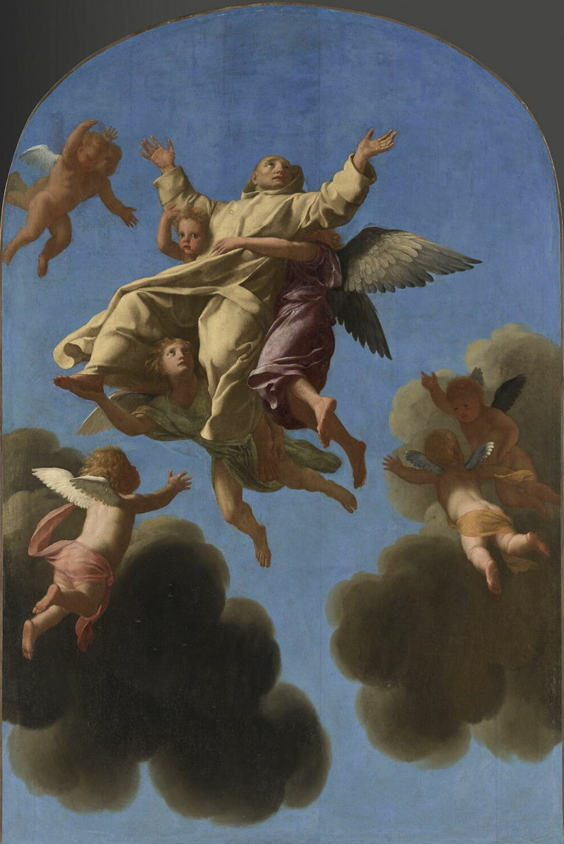 São Bruno é levado ao céu - Eustache Le Sueur
