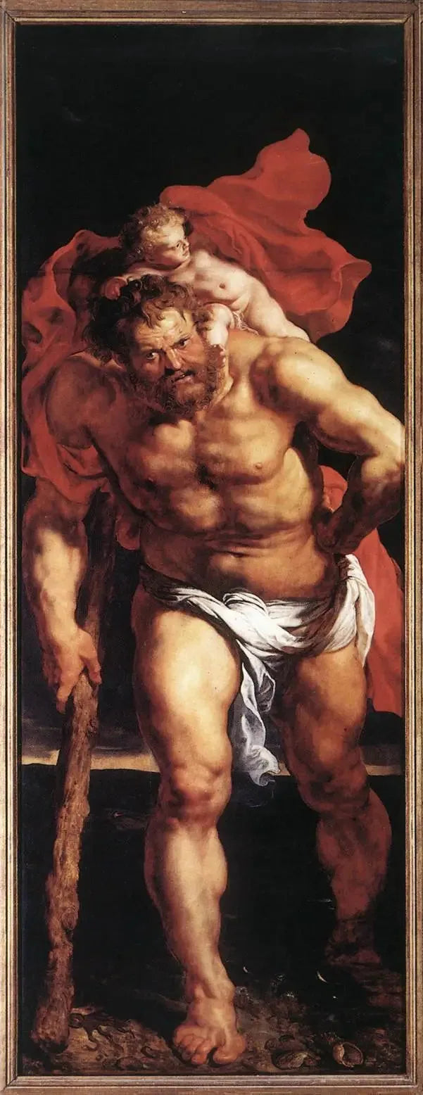 São Cristóvão (porta externa esquerda) - Peter Paul Rubens