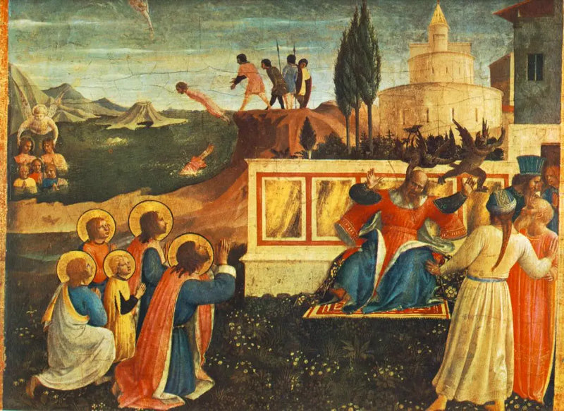 São Cosme e São Damião Salvos - Fra Angelico