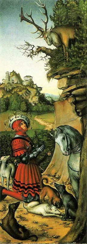 São Eustáquio - Lucas Cranach, o Velho