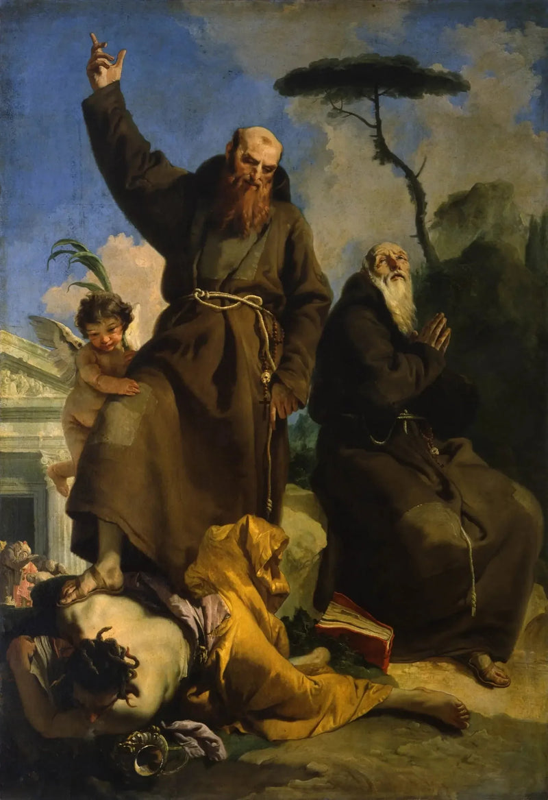 São Fidél de Sigmarigen e São José de Leonessa - Giovanni Battista Tiepolo
