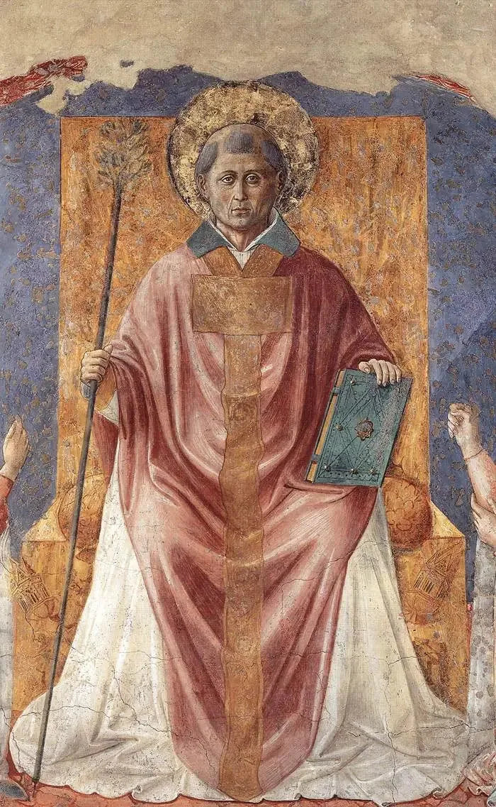 São Fortunato ordenado - Benozzo Gozzoli
