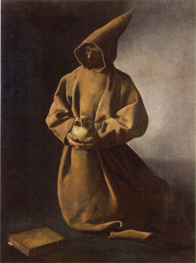 São Francisco de joelhos - Francisco de Zurbarán