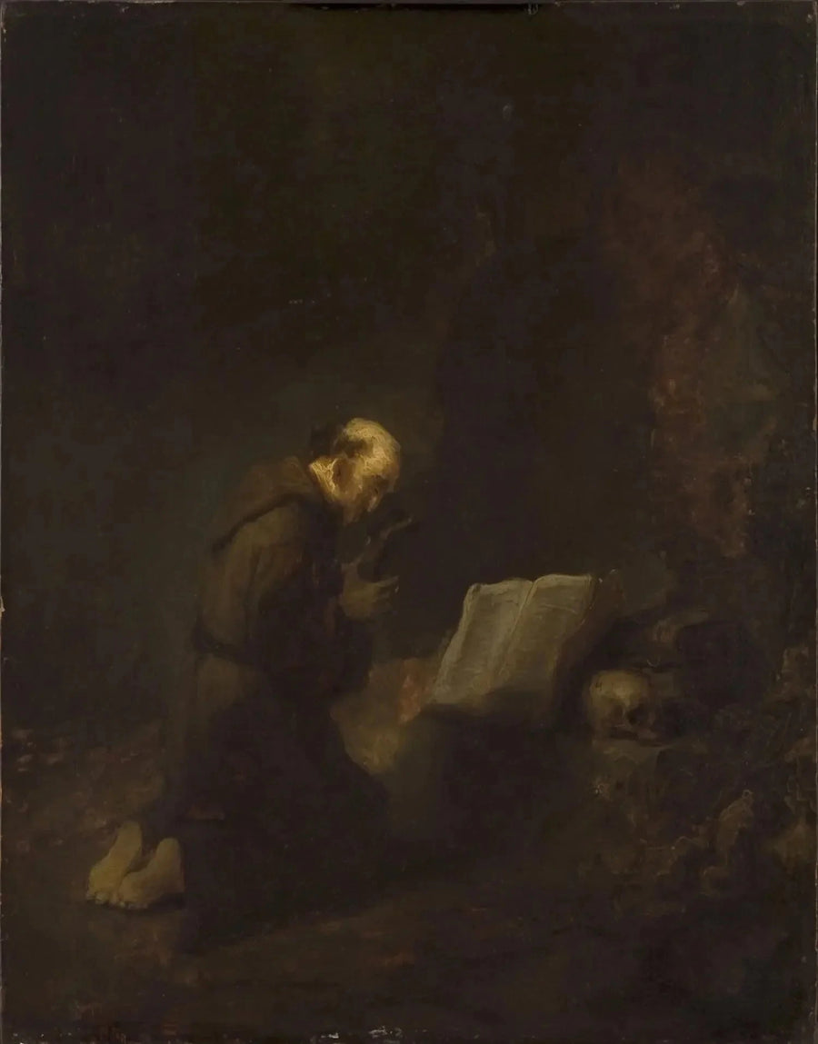 São Francisco de Assis em oração - Rembrandt
