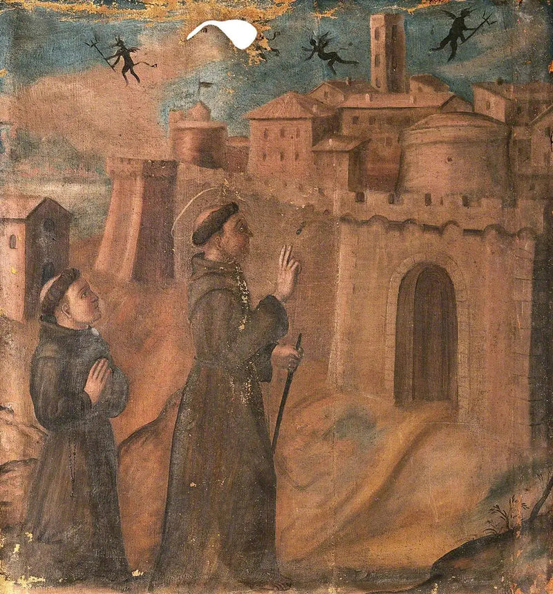 São Francisco expulsando os demônios - Giotto