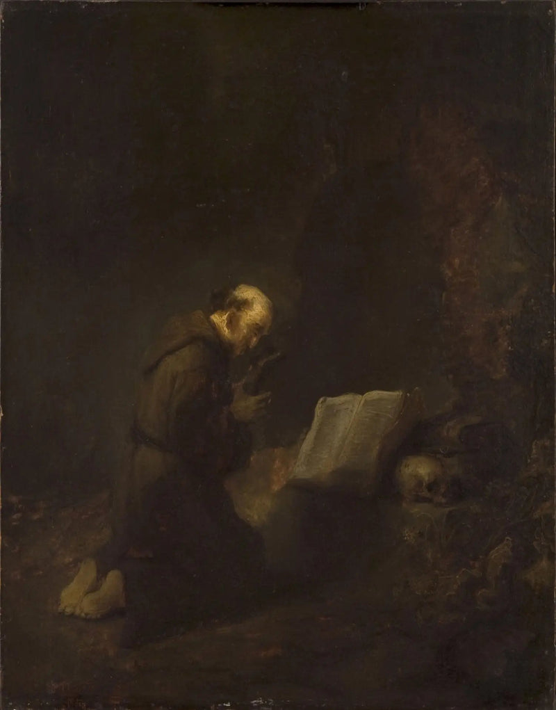 São Francisco de Assis em oração - Rembrandt