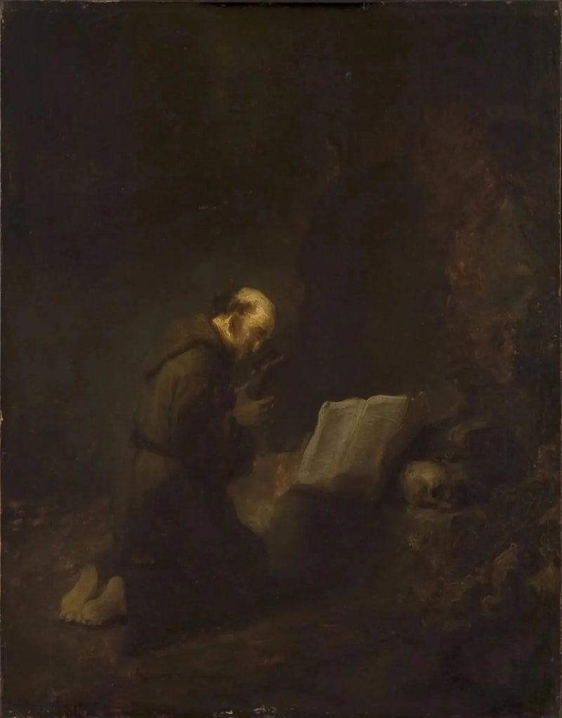 São Francisco de Assis em oração - Rembrandt