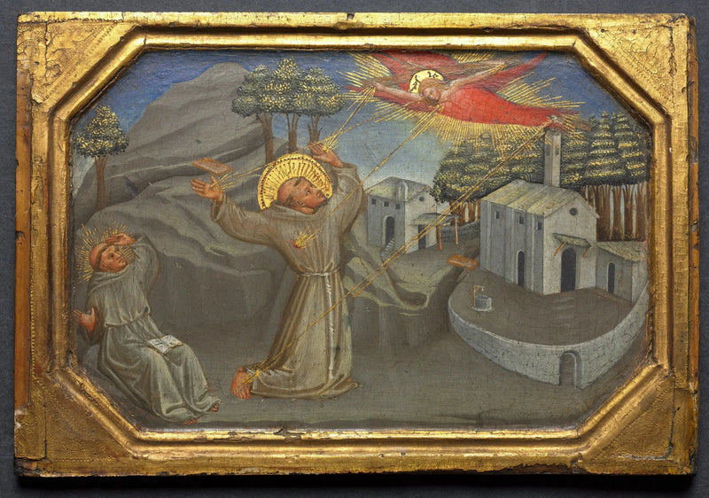 São Francisco de Assis recebendo os estigmas - Bicci di Lorenzo