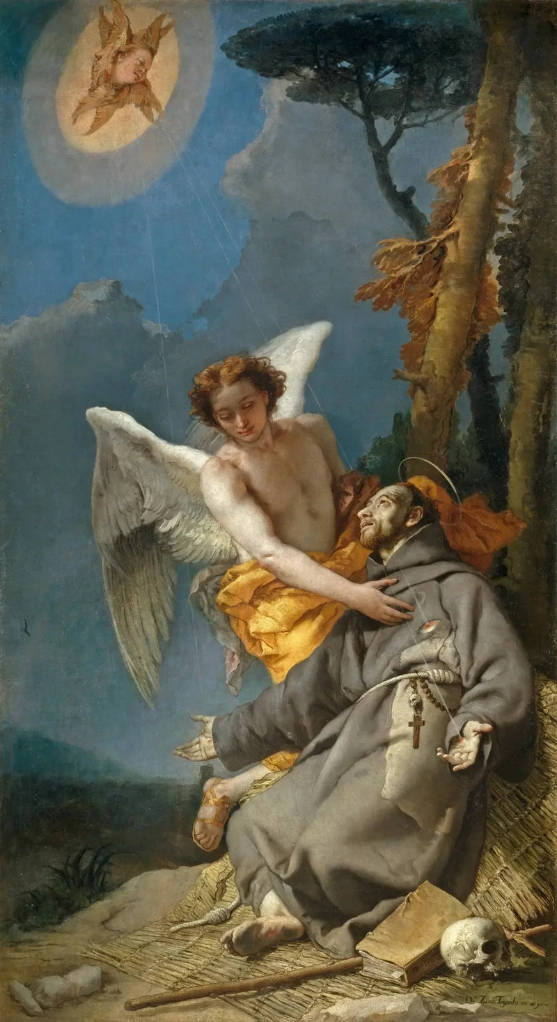 São Francisco de Assis recebendo os estigmas - Giovanni Battista Tiepolo