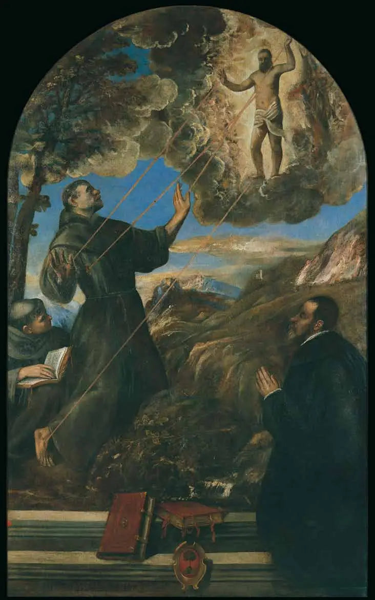 São Francisco de Assis recebendo os estigmas - Titian