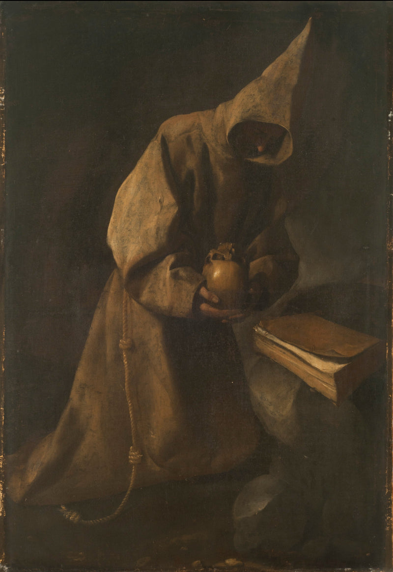 São Francisco em meditação - Francisco de Zurbarán