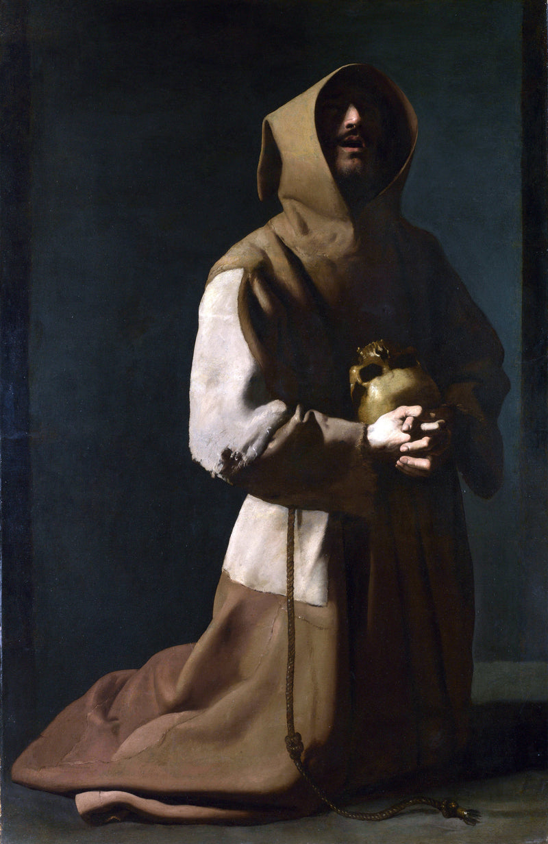 São Francisco em meditação - Francisco de Zurbarán
