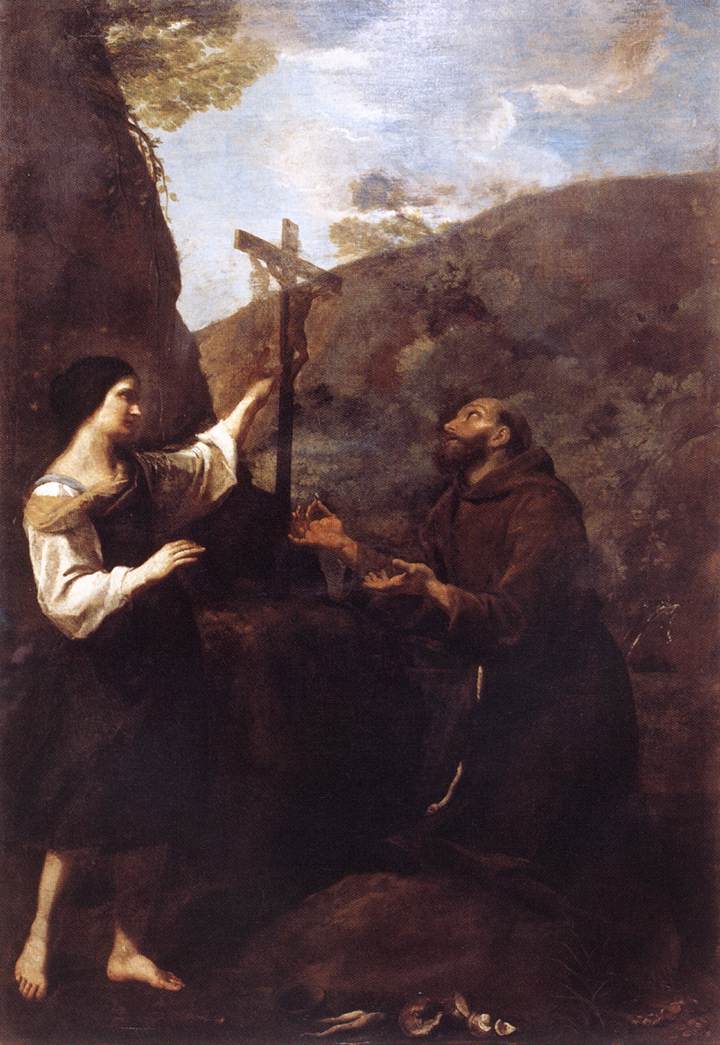 São Francisco casa-se com a pobreza - Andrea Sacchi