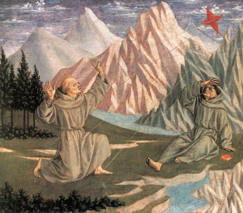 São Francisco recebendo os estigmas - Domenico Veneziano