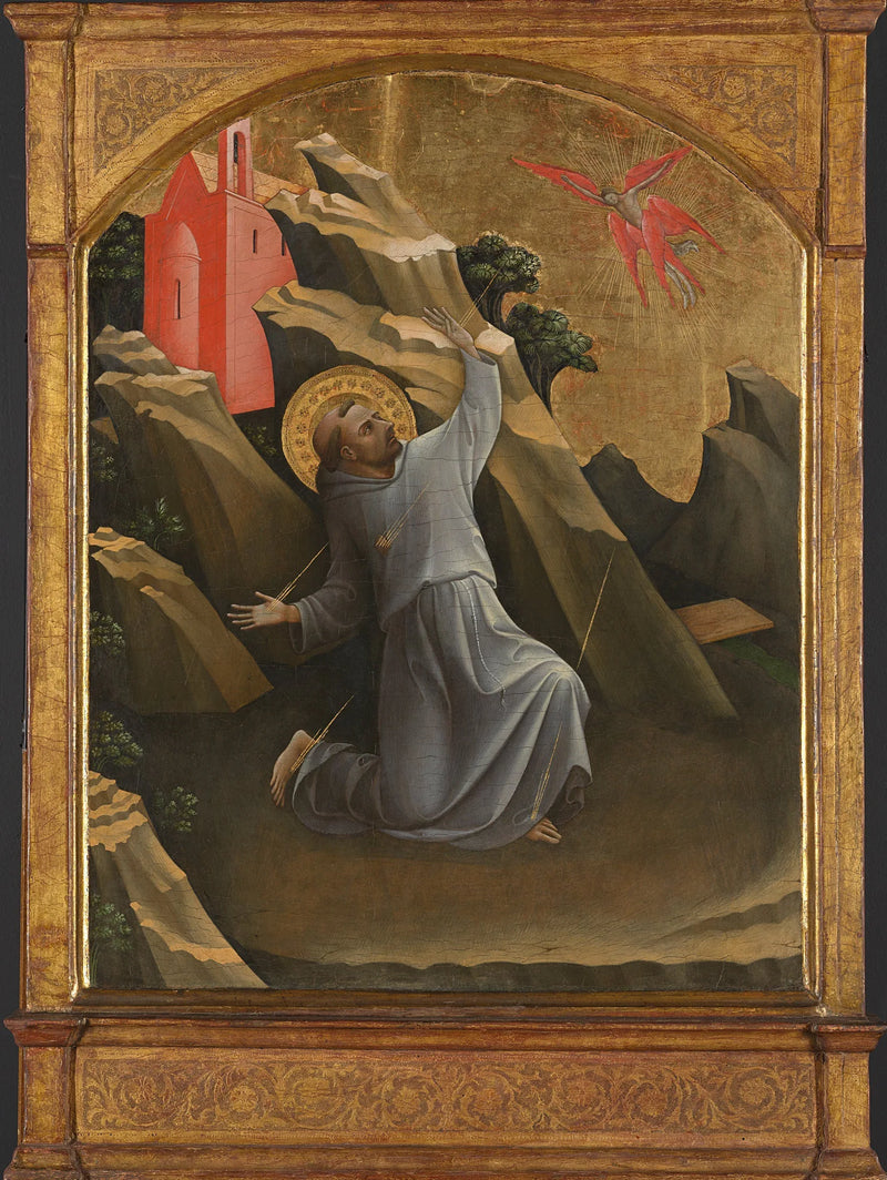 São Francisco recebendo os estigmas - Lorenzo Monaco