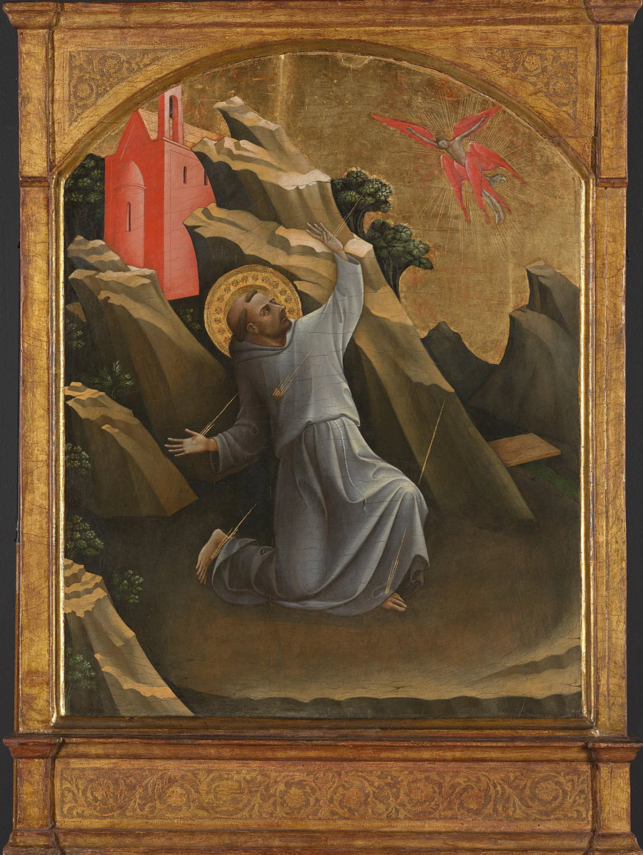 São Francisco recebendo os estigmas - Lorenzo Monaco