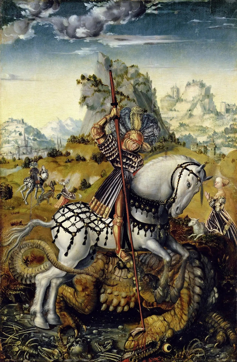 São Jorge a Cavalo - Lucas Cranach, o Velho