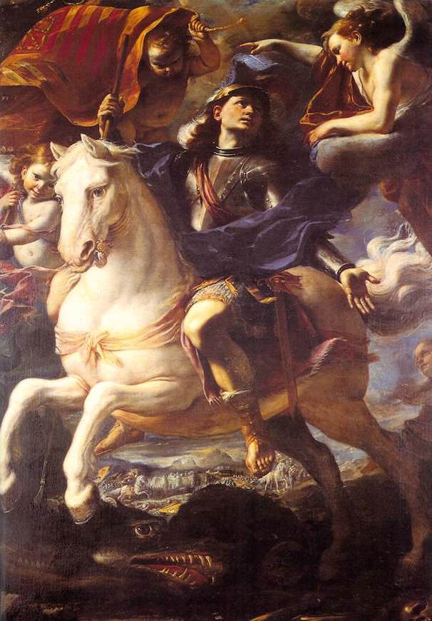 Saint Georges à cheval - Mattia Preti - Alpha Reproduction