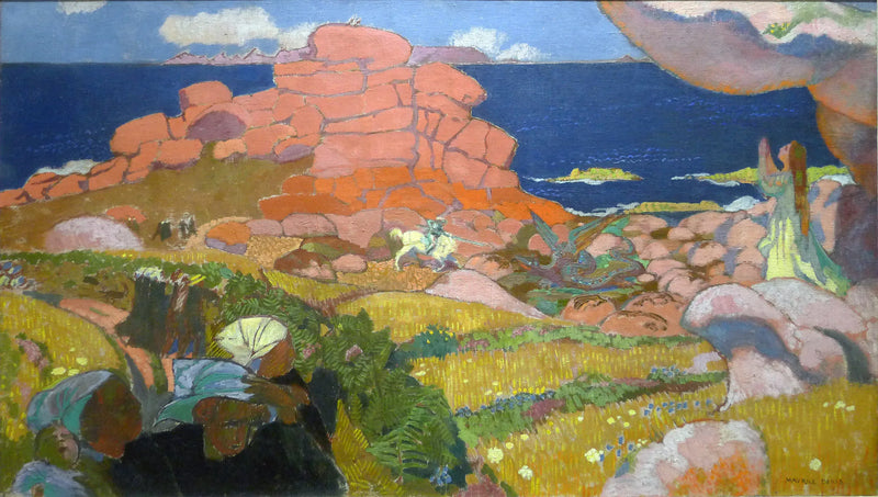 São Jorge nas Rochas Vermelhas - Maurice Denis