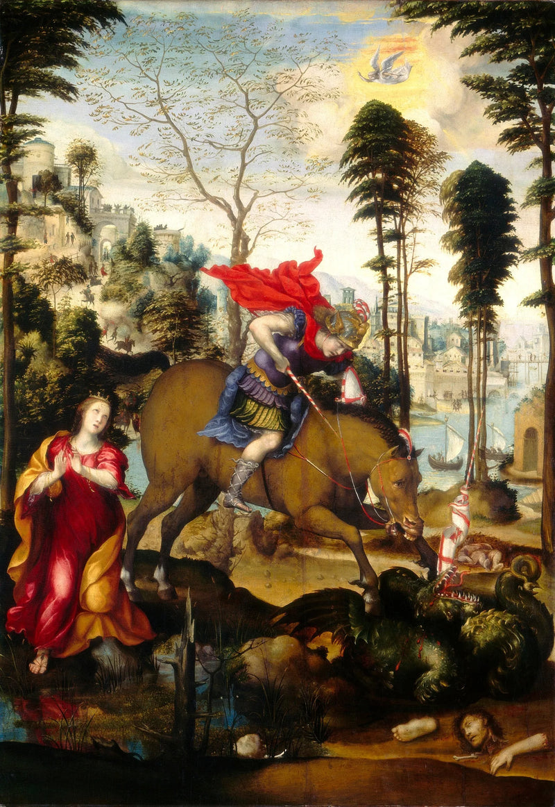 São Jorge e o Dragão - Il Sodoma (Giovanni Antonio Bazzi)