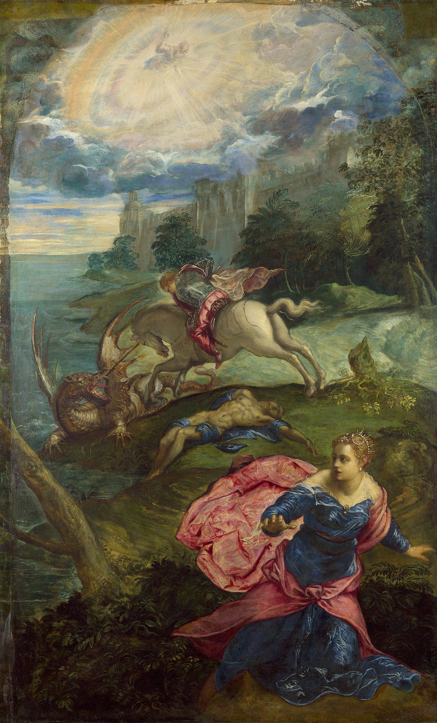 São Jorge e o Dragão - Jacopo Tintoretto