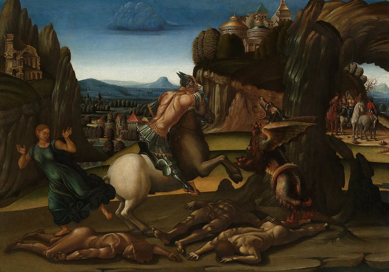 São Jorge e o dragão - Luca Signorelli