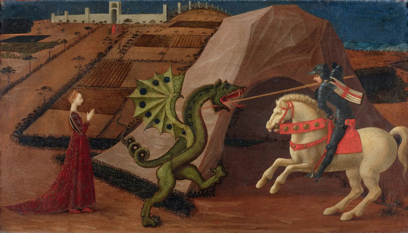 São Jorge combatendo o dragão - Paolo Uccello