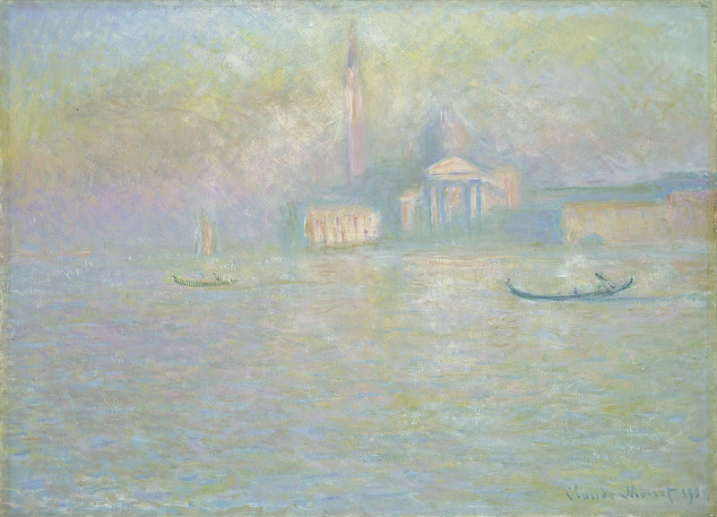 San Giorgio Maggiore em Veneza W1747 - Claude Monet