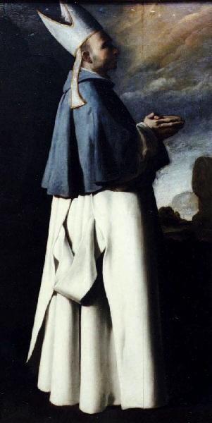 São Hugues, bispo de Grenoble - Francisco de Zurbarán