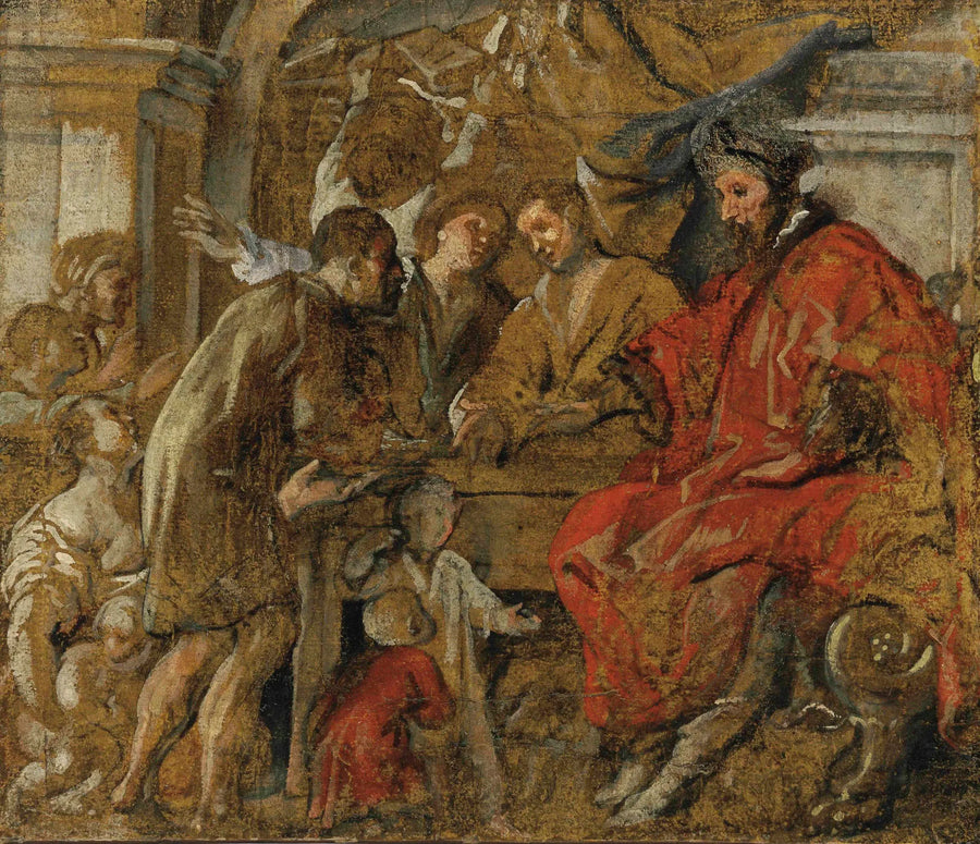 Saint Ives accueillant les suppliants - Jacob Jordaens