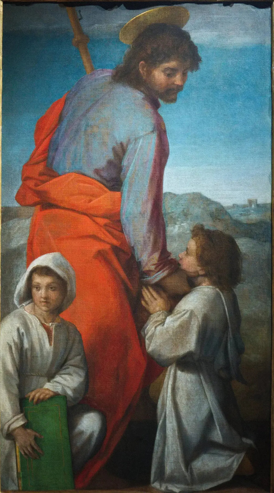 São Tiago com dois crianças - Andrea del Sarto